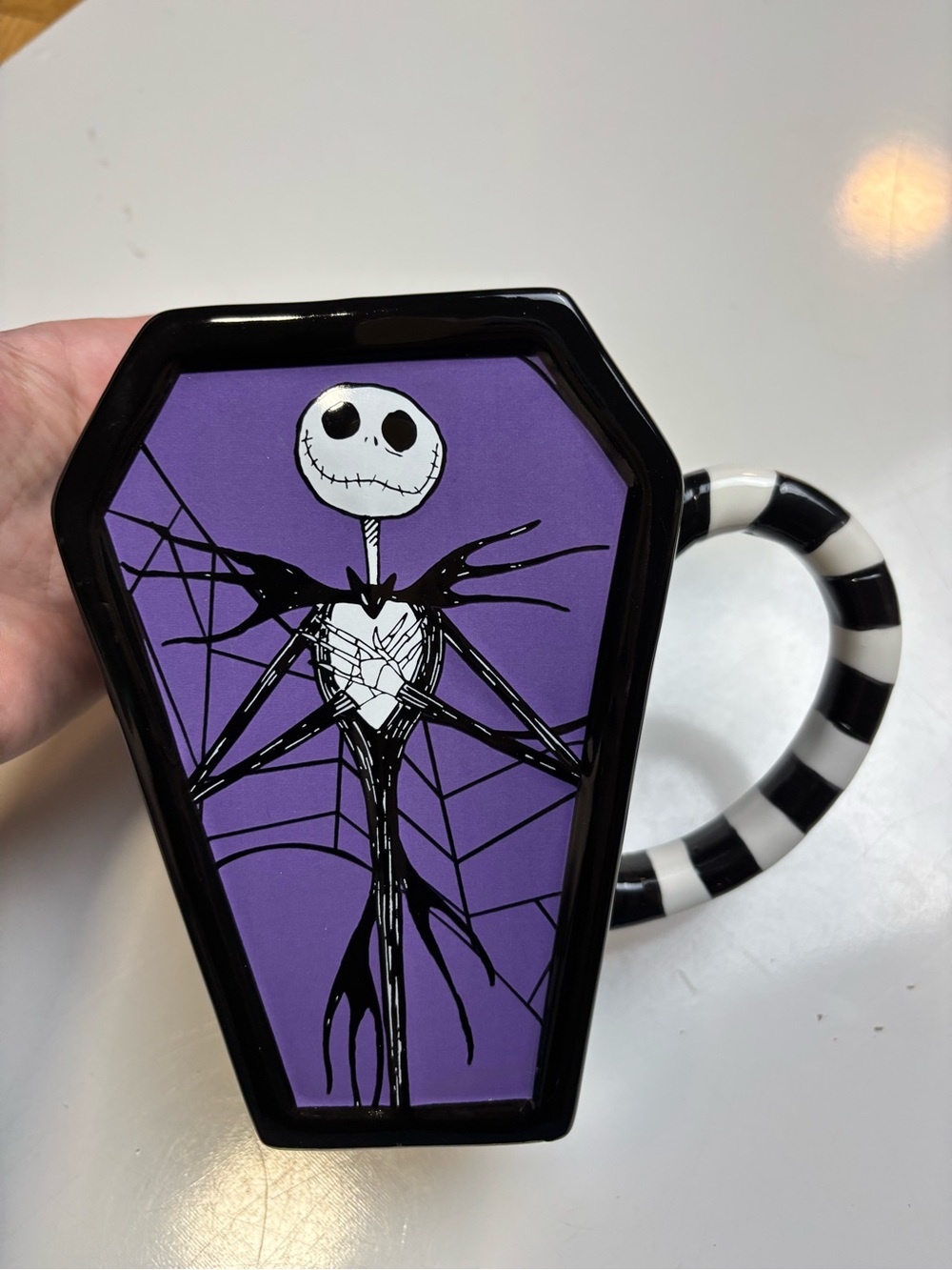 Coffin-Shaped Jack Skellington Mug
